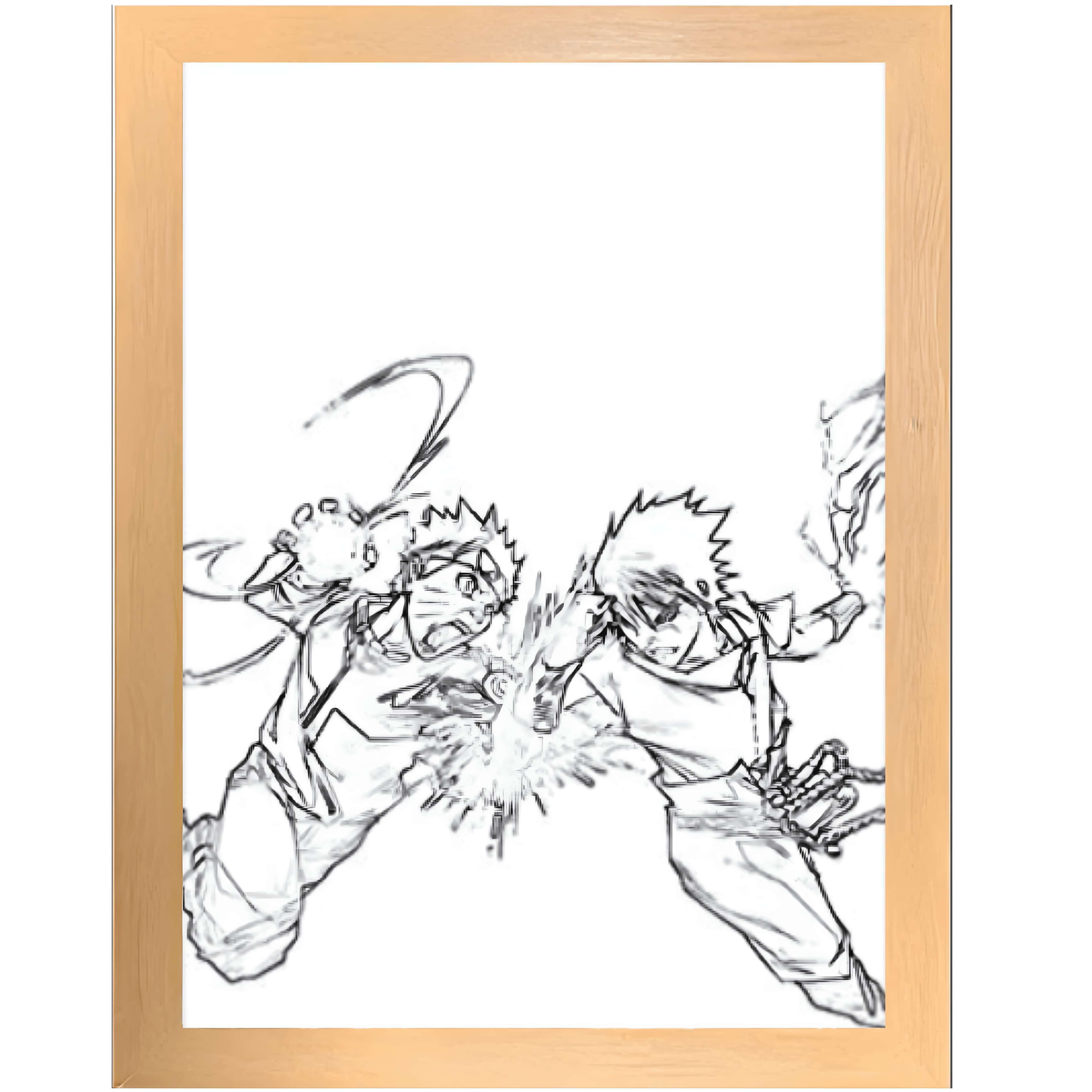 Naruto vs. Sasuke LightPainting