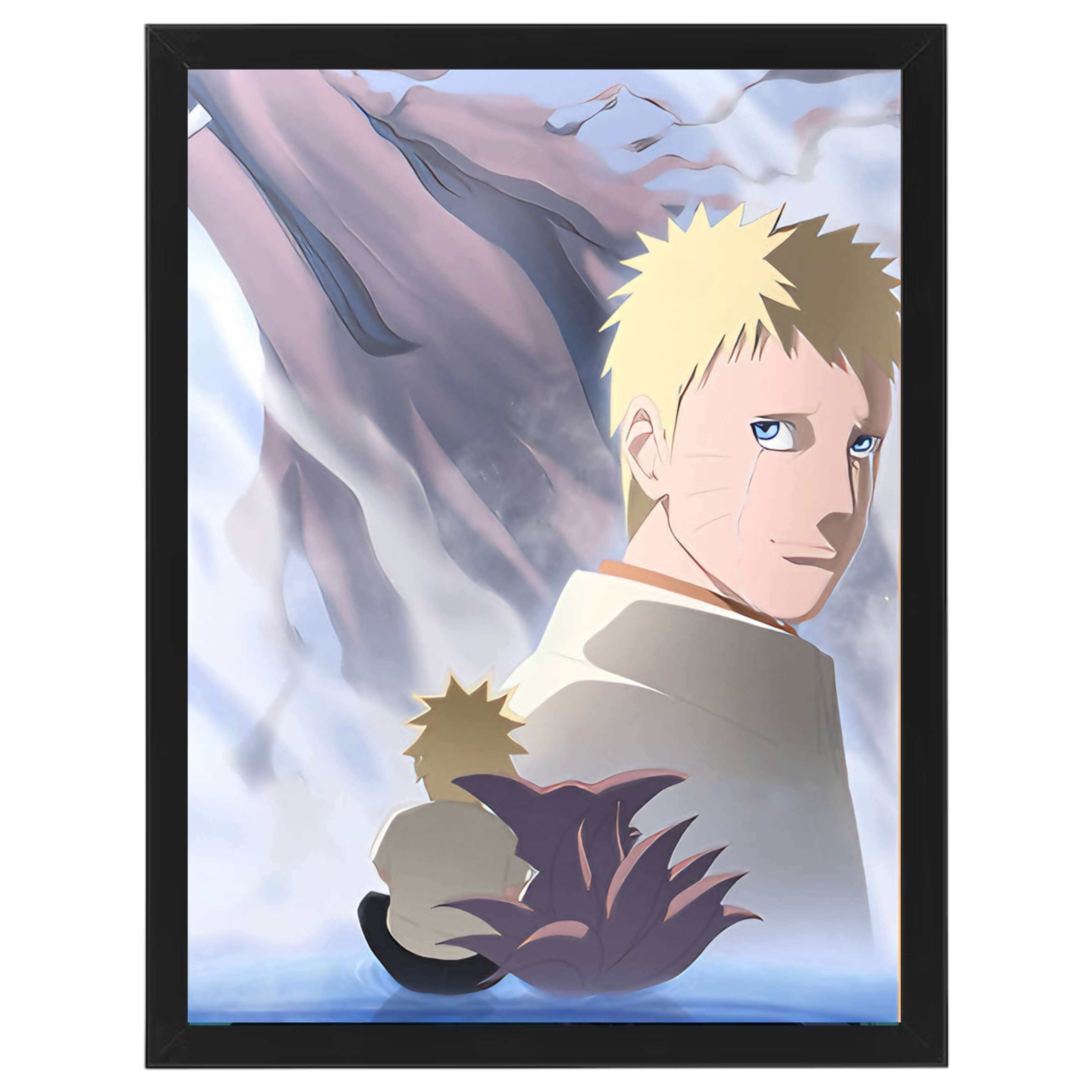 Naruto és Kurama LightPainting