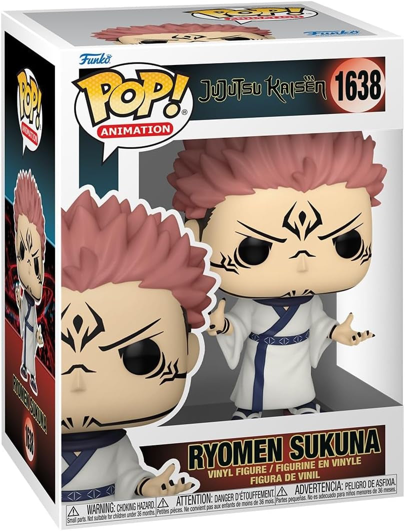 POP! Animation: JJK - Sukuna Vinyl Figura | Hivatalos Gyűjtői Anime Modell