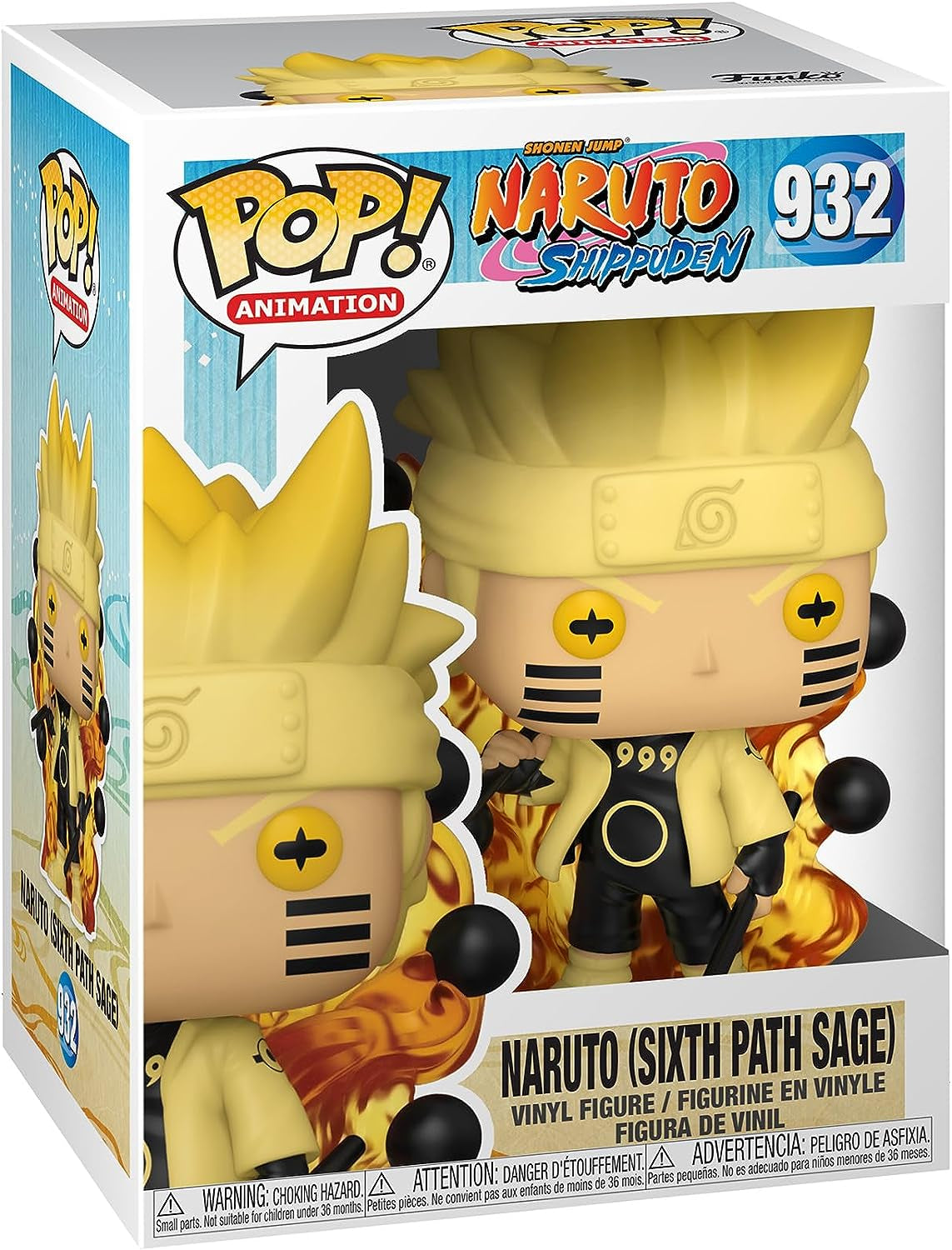 POP! Animation Naruto Uzumaki Six Path Sage - Collectible Vinyl Figure - Gift Idea - Official Merchandise - for Kids & Adults - Anime Fans - Model Figure for Collectors and Display