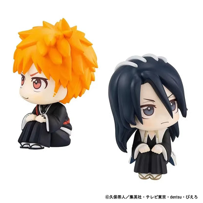 Megahouse BLEACH Kurosaki Ichigo és Kuchiki Byakuya Q verziós gyűjthető anime figurák – Limitált kiadás