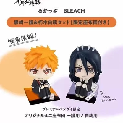 Megahouse BLEACH Kurosaki Ichigo és Kuchiki Byakuya Q verziós gyűjthető anime figurák – Limitált kiadás