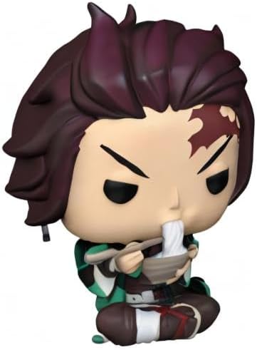 Funko POP! Demon Slayer – Tanjiro Tésztával Vinyl Figura, Gyűjtői Modell, Hivatalos Anime Ajándék