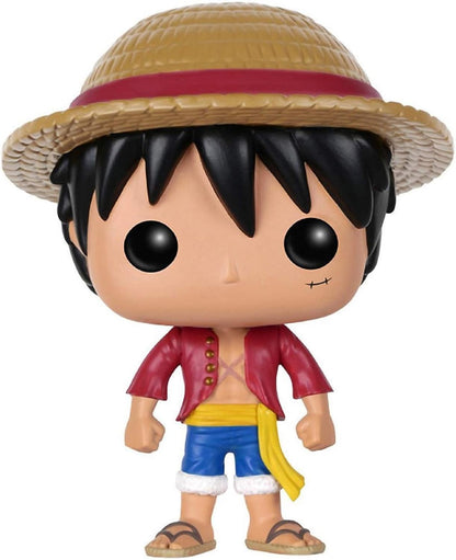 POP One Piece - Monkey D. Luffy Pop! Vinyl Figure (Bundled with Compatible Pop Box Protector Case) Multicolor 3.75 Inches