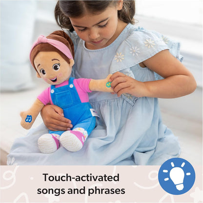 Official Speak & Sing Doll, 16” Tall Interactive Toy with 4 Songs & 16+ Phrases, Toddler Toys for Girls & Boys Ages 6 Months to 3+ Years