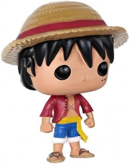 POP One Piece - Monkey D. Luffy Pop! Vinyl Figure (Bundled with Compatible Pop Box Protector Case) Multicolor 3.75 Inches