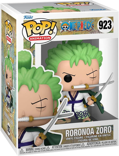 One Piece POP! Animation – Roronoa Zoro Vinyl Figura, Gyűjtői Modell, Hivatalos Anime Ajándék