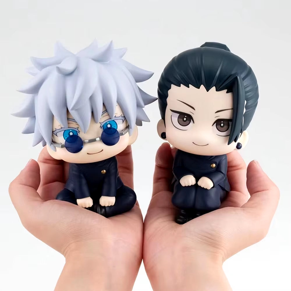 Anime JJK Figures Okkotsu Yuta Fushiguro Toji Gojo Doll Geto Suguru Look up Action Figure PVC Model Desk Decor Collection Toys