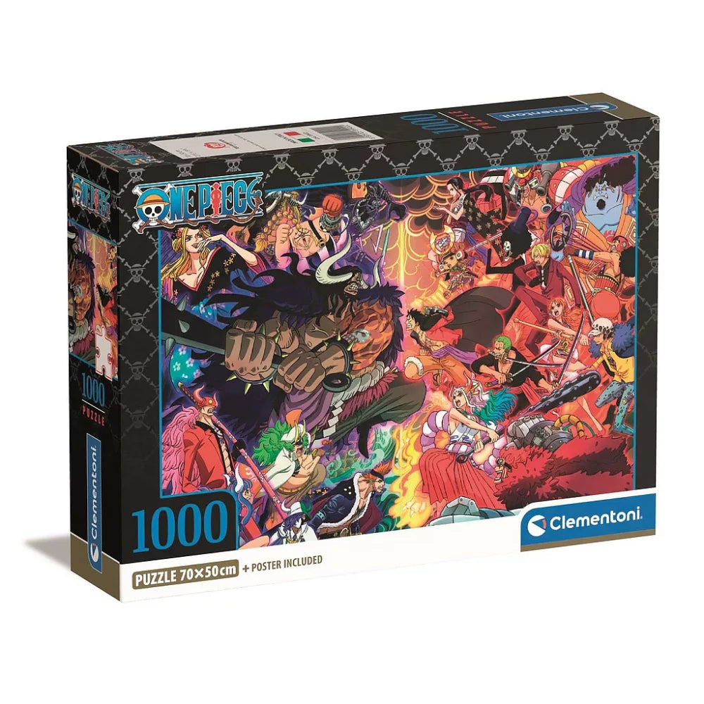 One Piece – 1000-Teile-Puzzle (Clementoni) + GESCHENK-Poster!
