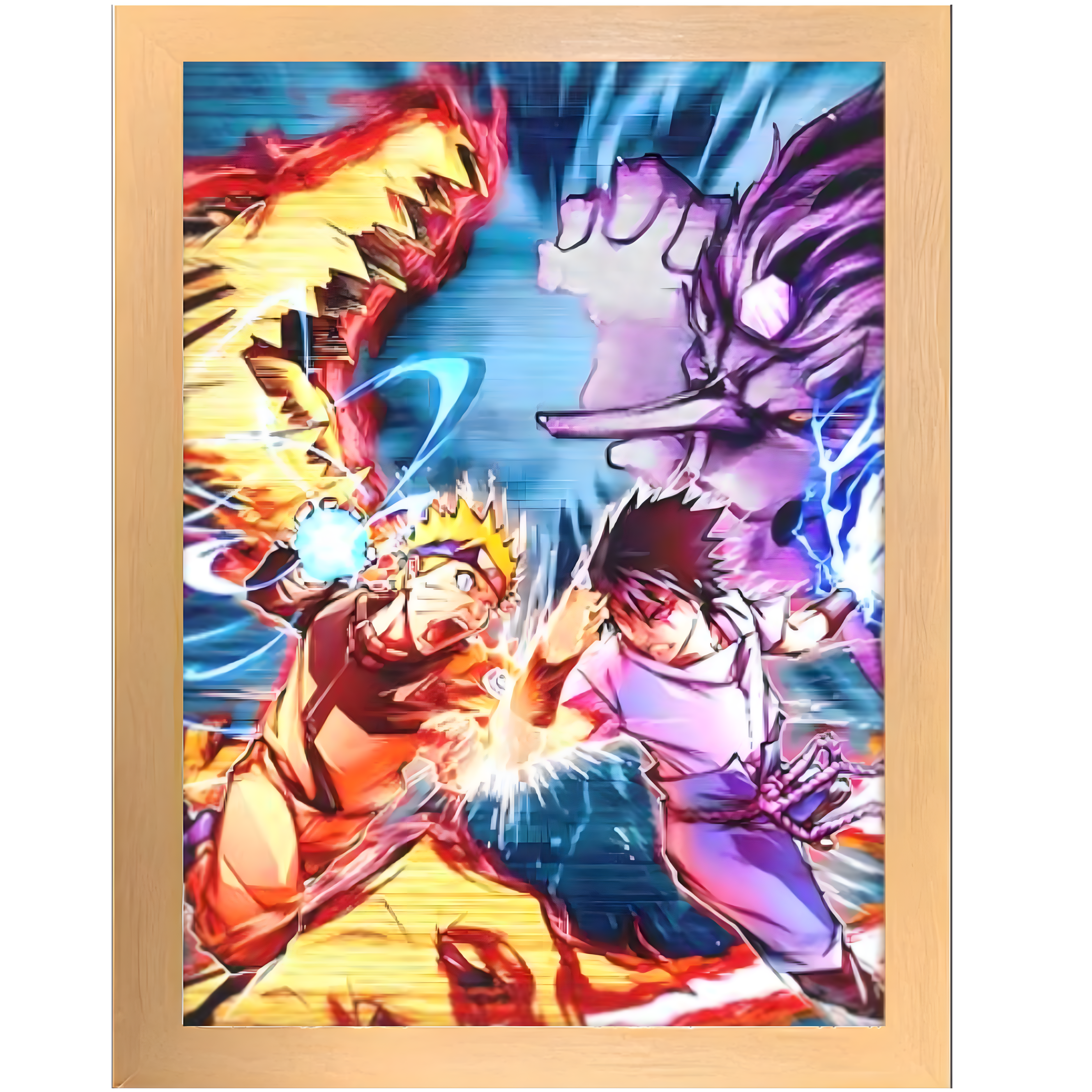Naruto vs. Sasuke LightPainting