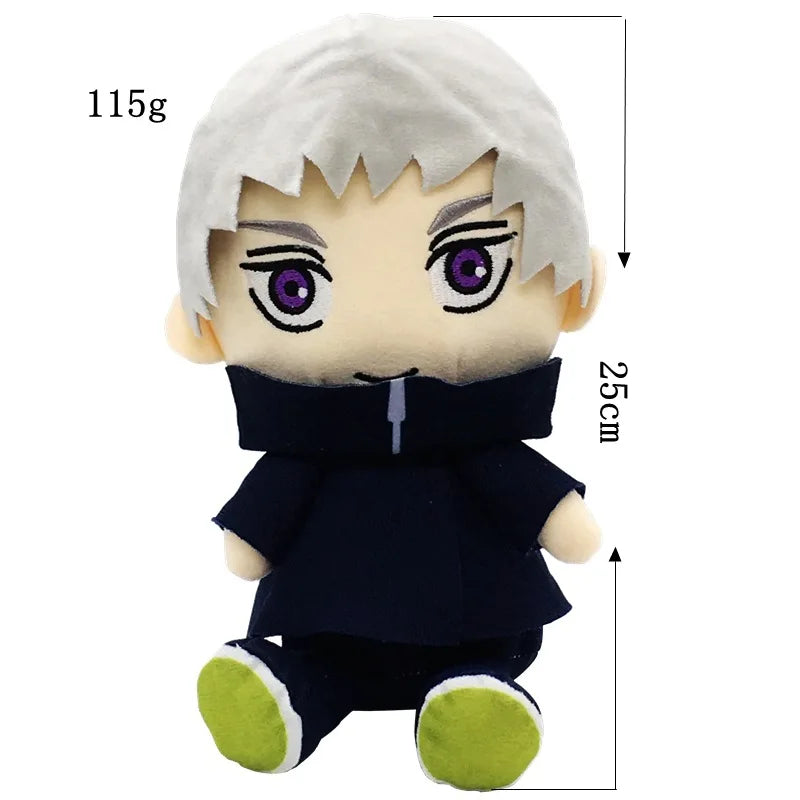 Jujutsu Kaisen Plush Satoru Gojo Fushiguro Megumi Itadori Yuji Inumaki Toge Anime Figure Stuffed Kawaii Doll Children'S Gift Toy