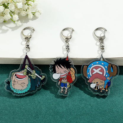 One Piece Acryl-Schlüsselanhänger