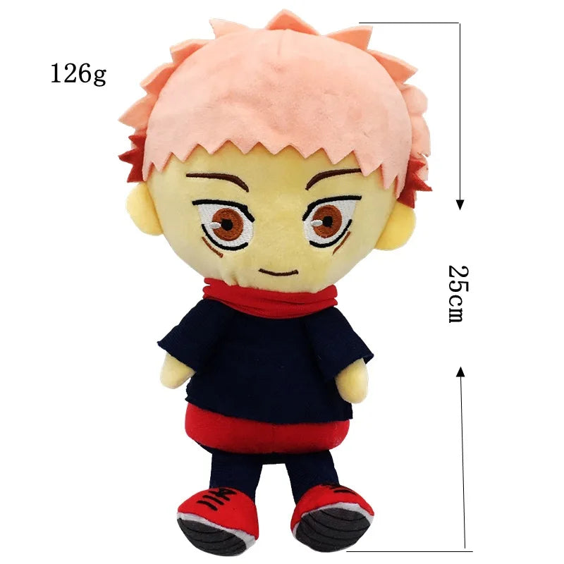 Jujutsu Kaisen Plush Satoru Gojo Fushiguro Megumi Itadori Yuji Inumaki Toge Anime Figure Stuffed Kawaii Doll Children'S Gift Toy