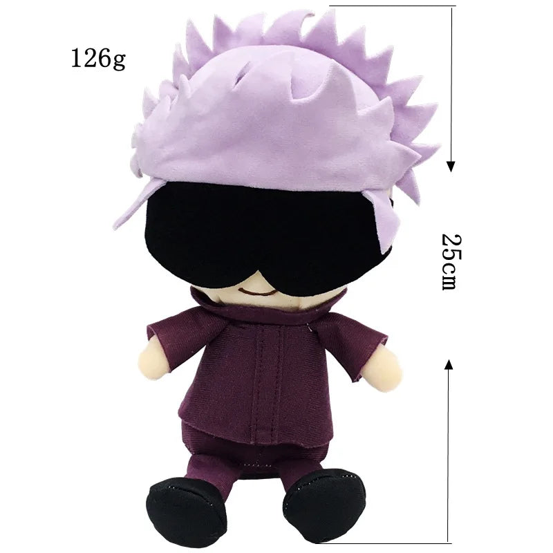 Jujutsu Kaisen Plush Satoru Gojo Fushiguro Megumi Itadori Yuji Inumaki Toge Anime Figure Stuffed Kawaii Doll Children'S Gift Toy