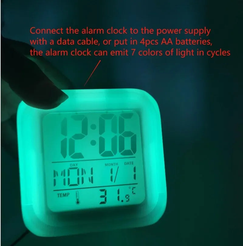 Einteiliger LED-Wecker
