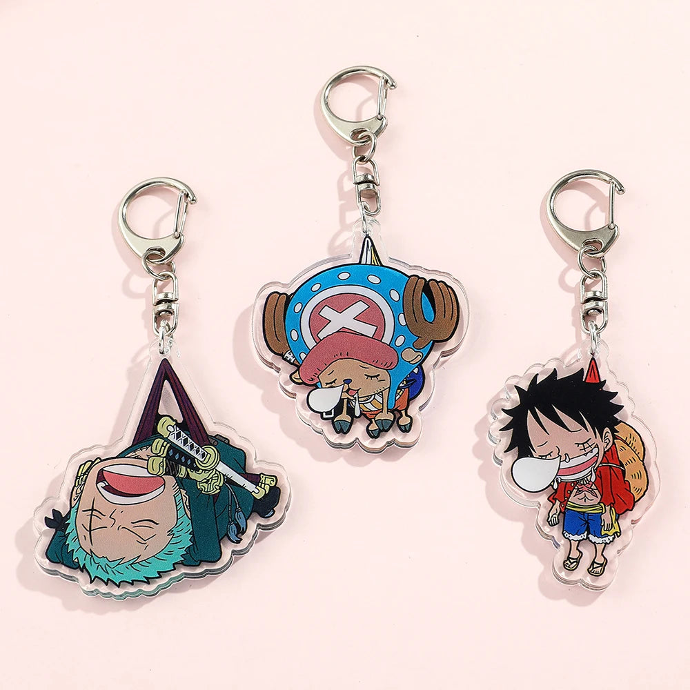 One Piece Acryl-Schlüsselanhänger