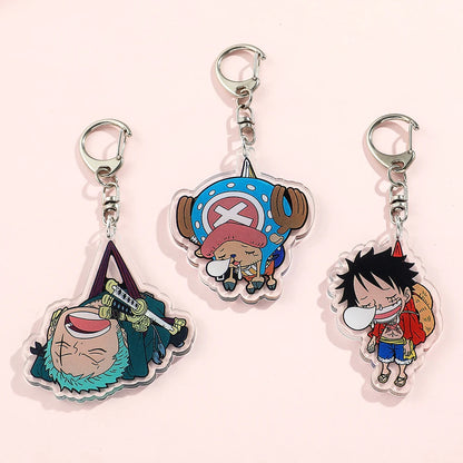 One Piece Acryl-Schlüsselanhänger