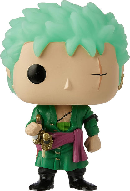 Pop Animation: One Piece - Roronoa Zoro (Glows in the Dark)  Kody Trading Exclusive Vinyl Figure