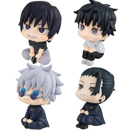 Anime JJK Figures Okkotsu Yuta Fushiguro Toji Gojo Doll Geto Suguru Look up Action Figure PVC Model Desk Decor Collection Toys