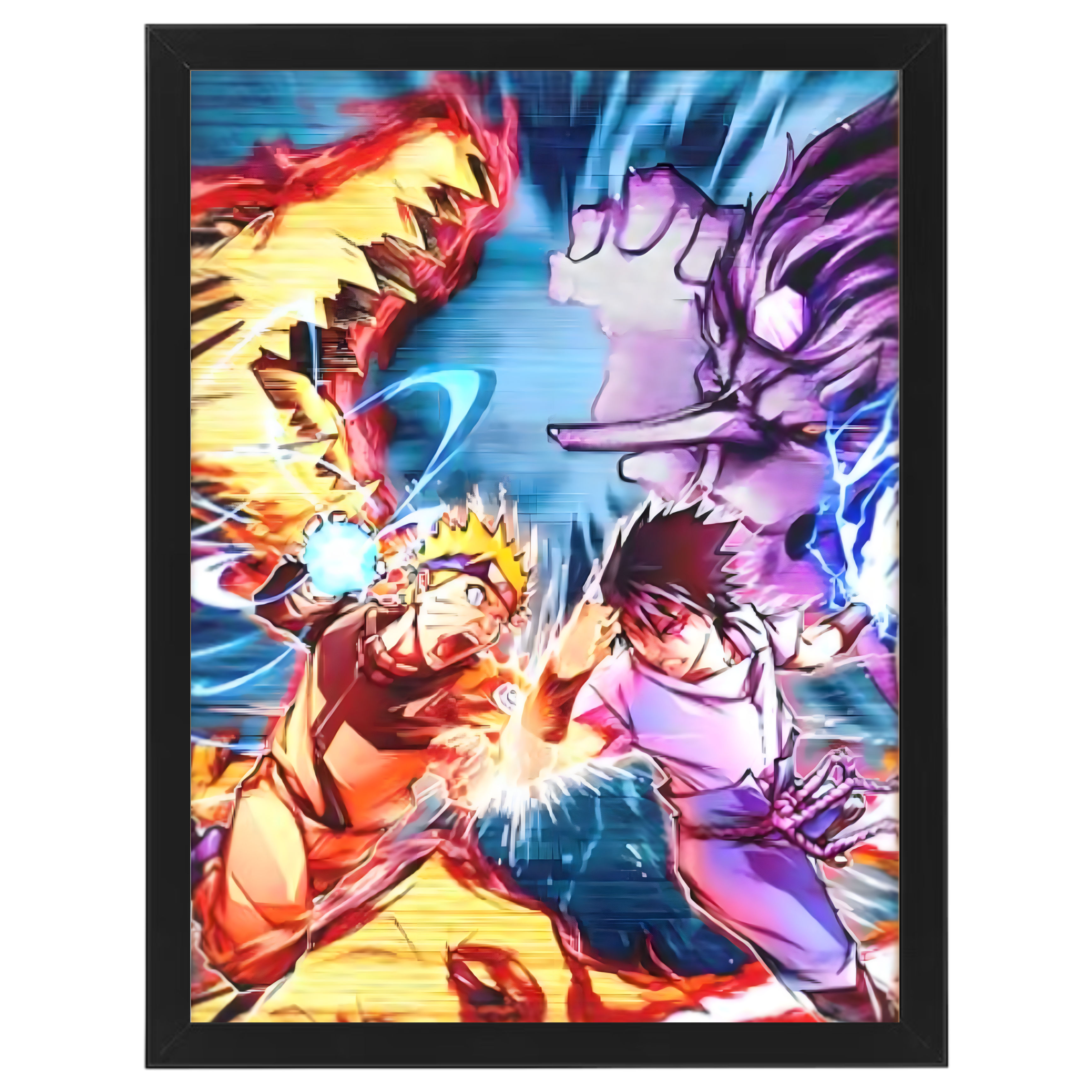 Naruto vs. Sasuke LightPainting