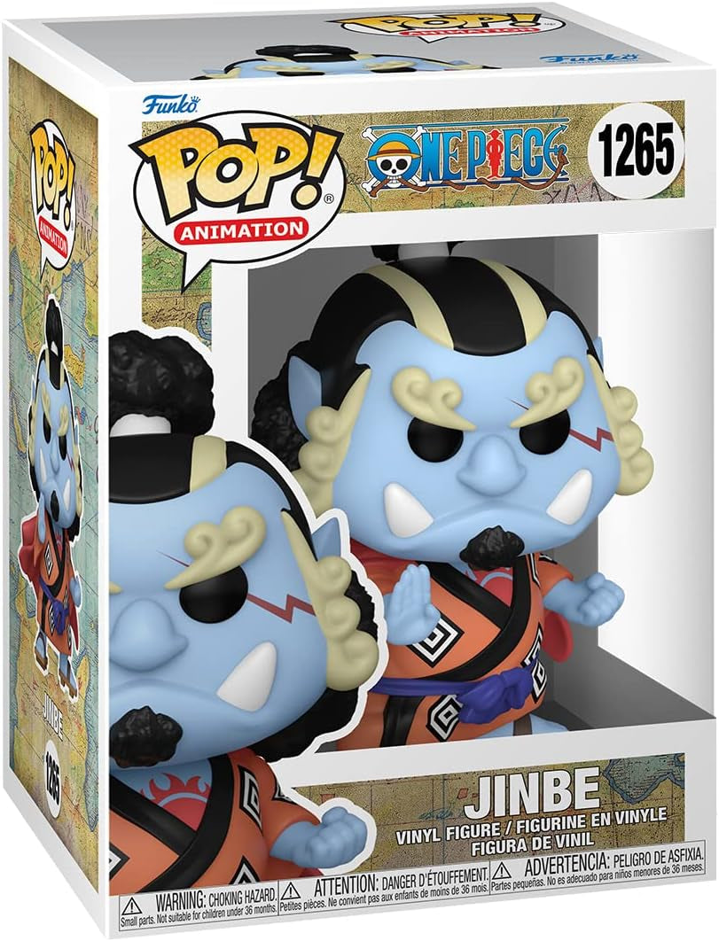 POP! Animation: One Piece - Jinbe - 1/6 Odds for Rare Chase Variant - Collectable Vinyl Figure - Gift Idea - Official Merchandise - for Kids & Adults - Anime Fans